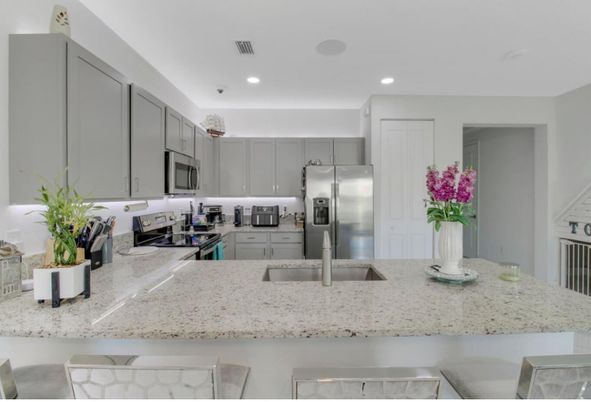 Interior, Kitchen, Recessed Lighting, Stainless Steel Appliances