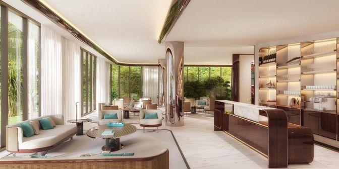 Interior, Living room, Marble, Recessed Lighting