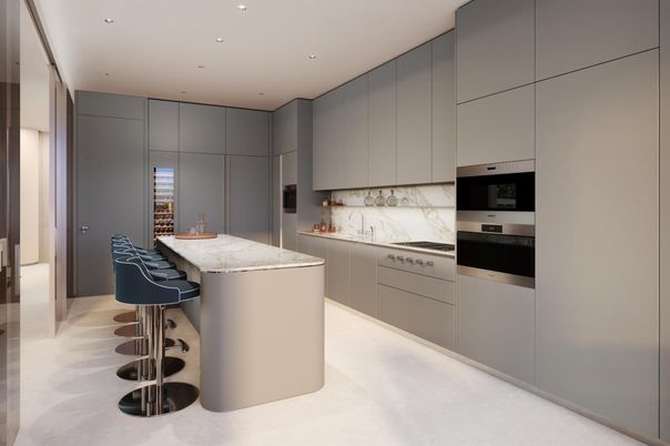 Interior, Kitchen, Recessed Lighting, Stainless Steel Appliances