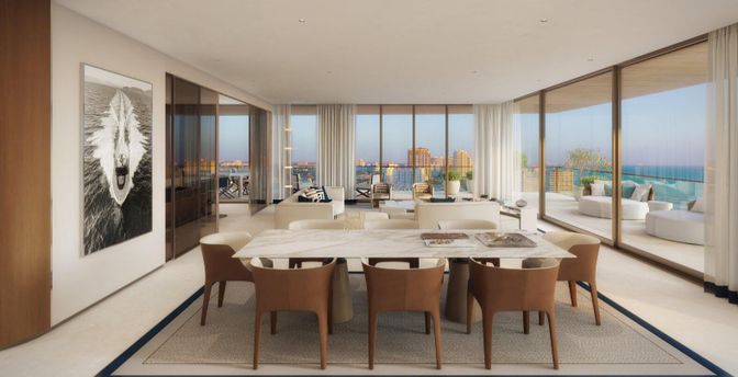 Dining room, Interior, Living room, Recessed Lighting, Water