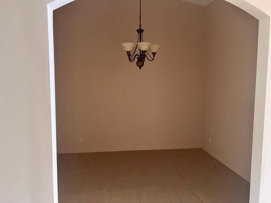 Chandelier, Empty room, Interior