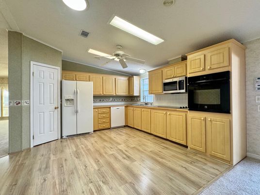 Interior, Kitchen, Wood Texture Flooring