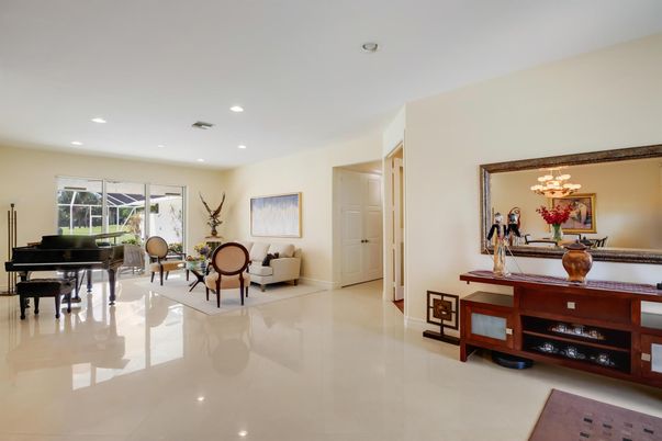 Interior, Living room, Piano, Recessed Lighting