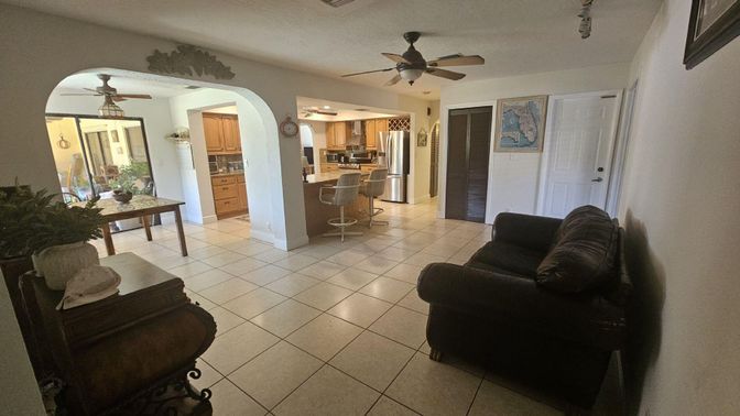 Interior, Kitchen, Living room
