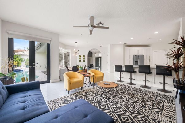 Dining room, Interior, Kitchen, Pendant Lights, Recessed Lighting