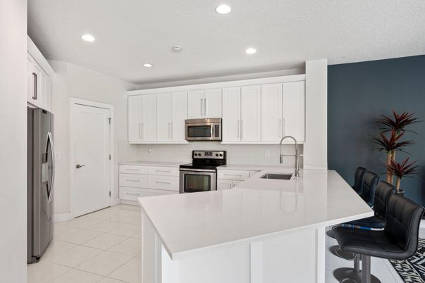 Interior, Kitchen, Recessed Lighting, Stainless Steel Appliances