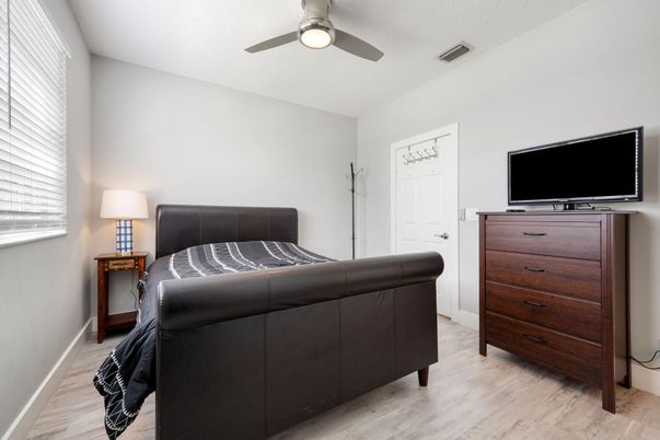 Bedroom, Interior, Wood Texture Flooring