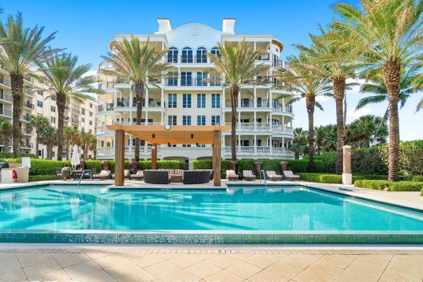 Exterior, Facade, Pool, Condo Building
