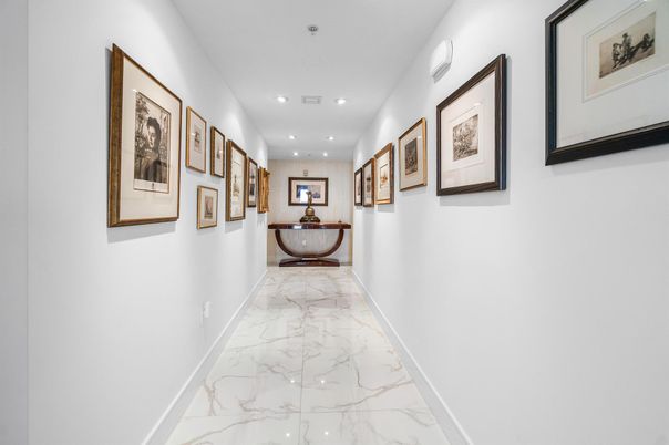 Interior, Marble, Recessed Lighting