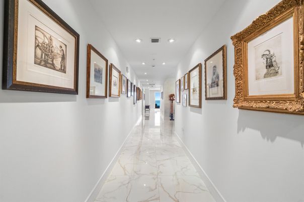 Interior, Marble, Recessed Lighting