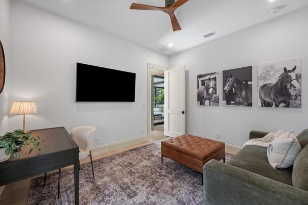 Home Office, Interior, Living room, Recessed Lighting