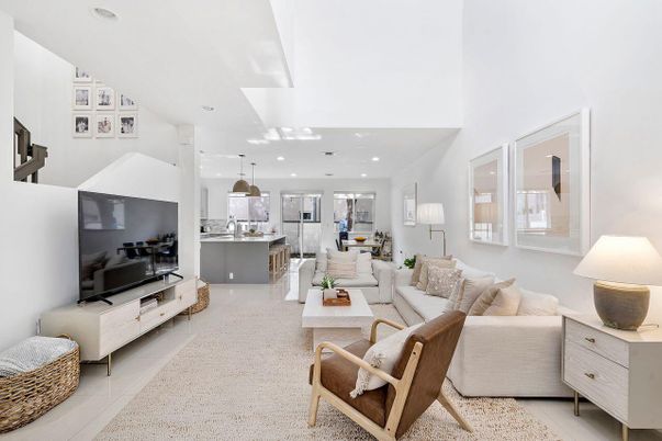 Interior, Kitchen, Living room, Pendant Lights, Recessed Lighting