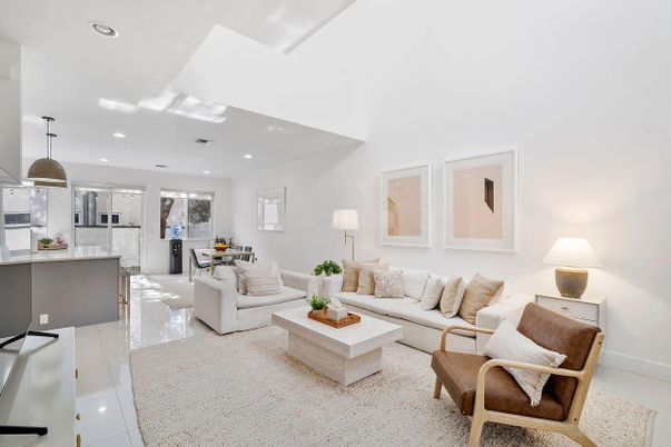 Dining room, Interior, Kitchen, Living room, Pendant Lights, Recessed Lighting