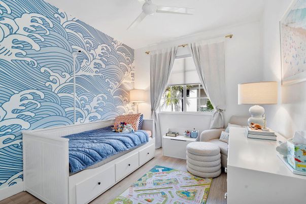 Bedroom, Home Office, Interior, Wood Texture Flooring