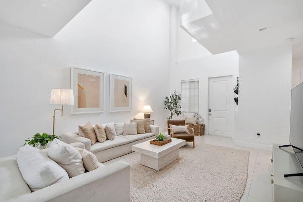 Interior, Living room, Recessed Lighting