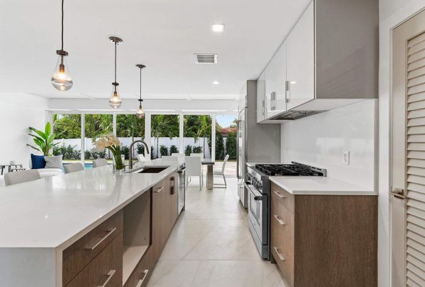 Dining room, Interior, Kitchen, Pendant Lights, Recessed Lighting