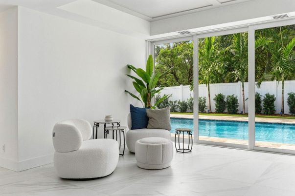 Interior, Marble, Pool, Sun Room