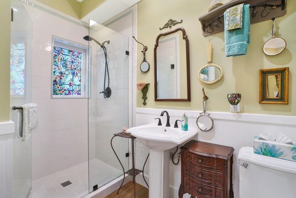 Bathroom, Glass Shower, Interior