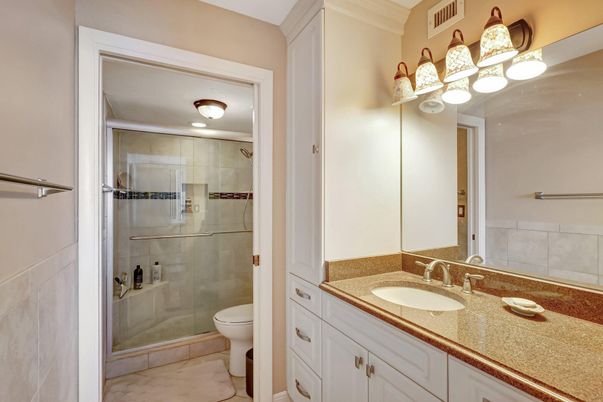 Bathroom, Glass Shower, Interior