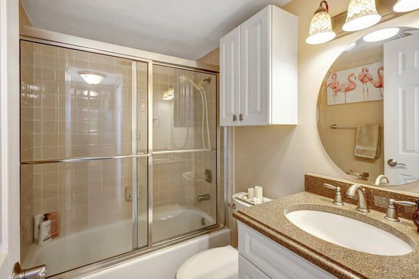 Bathroom, Glass Shower, Interior