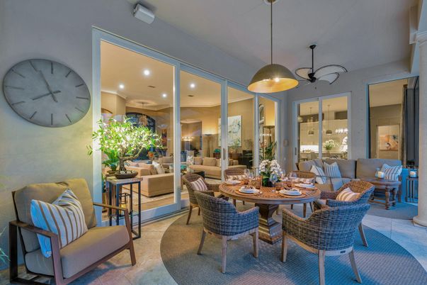 Dining room, Interior, Living room, Pendant Lights, Recessed Lighting