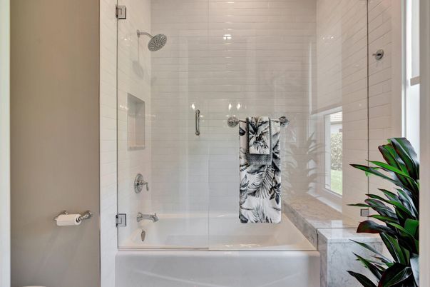 Bathroom, Glass Shower, Interior