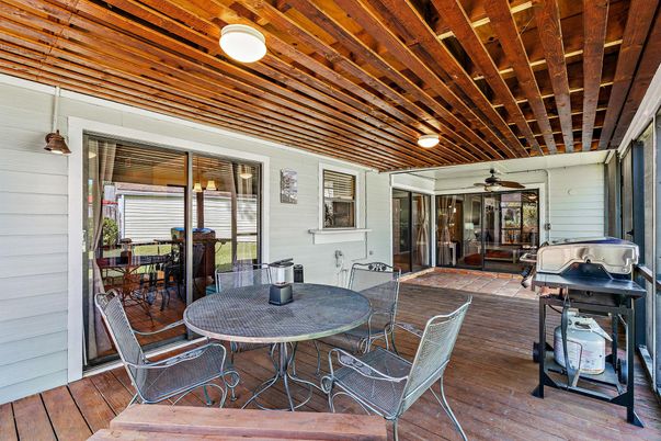 Exterior, Wood Texture Flooring