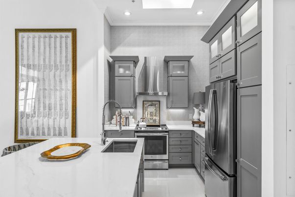 Interior, Kitchen, Recessed Lighting, Stainless Steel Appliances