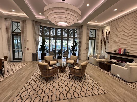 Dining room, Fireplace, Interior, Living room, Pendant Lights, Recessed Lighting, Wine Storage, Wood Texture Flooring