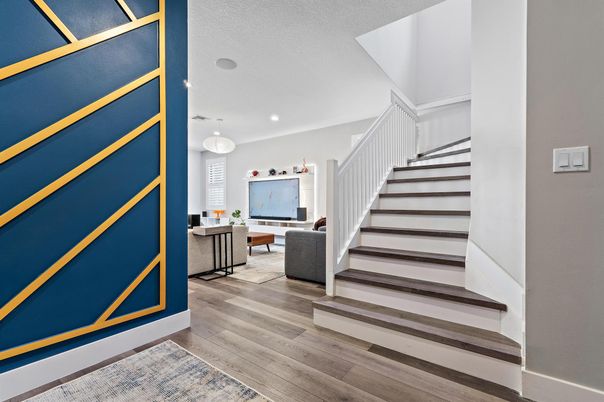Interior, Pendant Lights, Recessed Lighting, Wood Texture Flooring