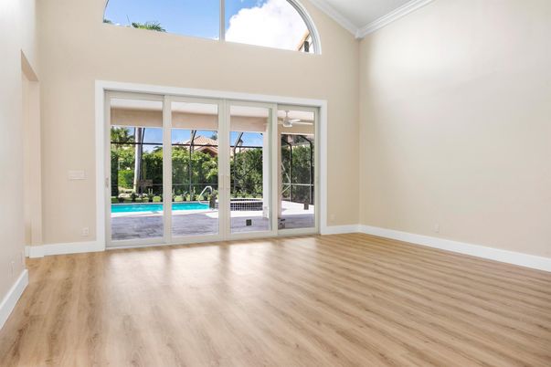 Empty room, Interior, Wood Texture Flooring