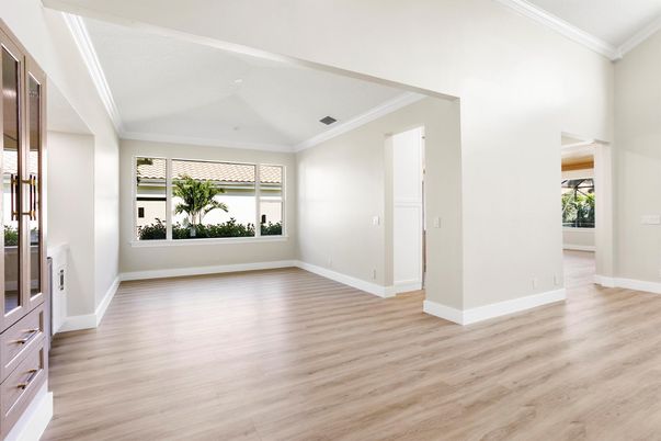 Empty room, Interior, Wood Texture Flooring
