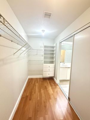 Interior, Walk-in Closets, Wood Texture Flooring