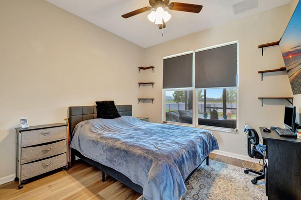 Bedroom, Home Office, Interior, Wood Texture Flooring