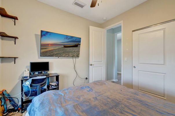 Bedroom, Home Office, Interior, Wood Texture Flooring