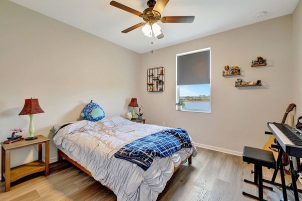 Bedroom, Interior, Wood Texture Flooring