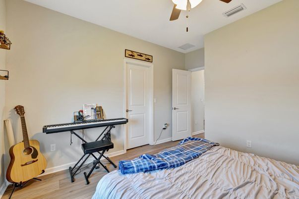 Bedroom, Interior, Wood Texture Flooring