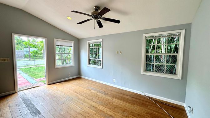 Empty room, Interior, Wood Texture Flooring