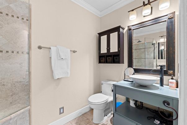 Bathroom, Glass Shower, Interior
