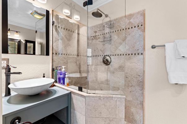 Bathroom, Glass Shower, Interior