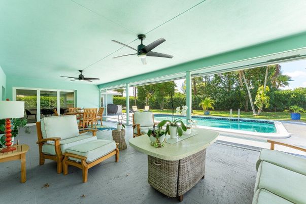 Dining room, Interior, Living room, Pool, Sun Room