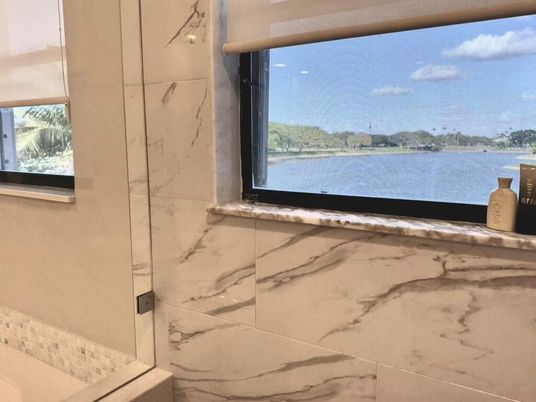 Bathroom, Interior, Marble Walls