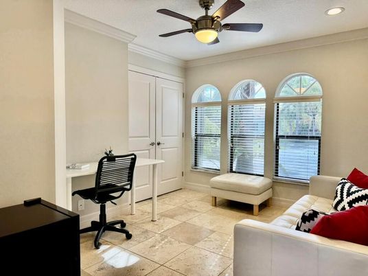 Home Office, Interior, Recessed Lighting