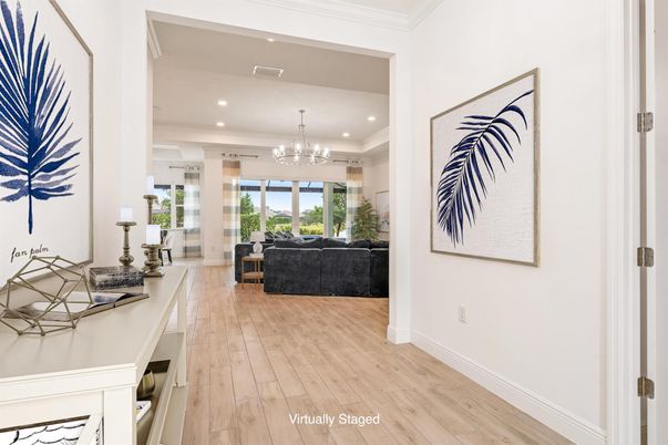 Chandelier, Interior, Living room, Recessed Lighting, Wood Texture Flooring