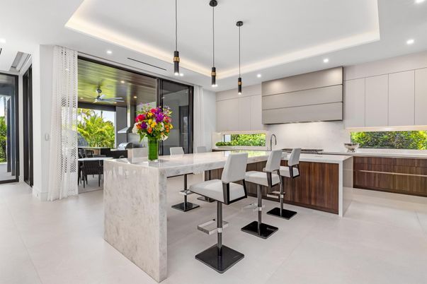Interior, Kitchen, Pendant Lights, Recessed Lighting