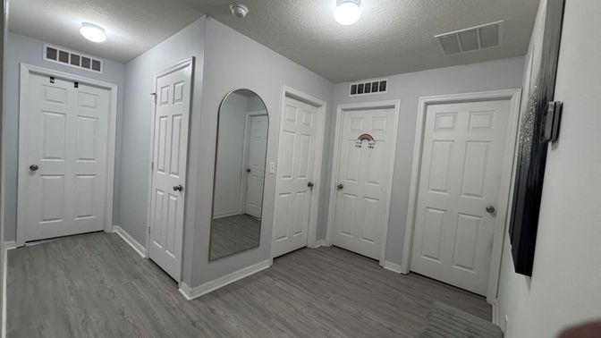 Empty room, Interior, Wood Texture Flooring