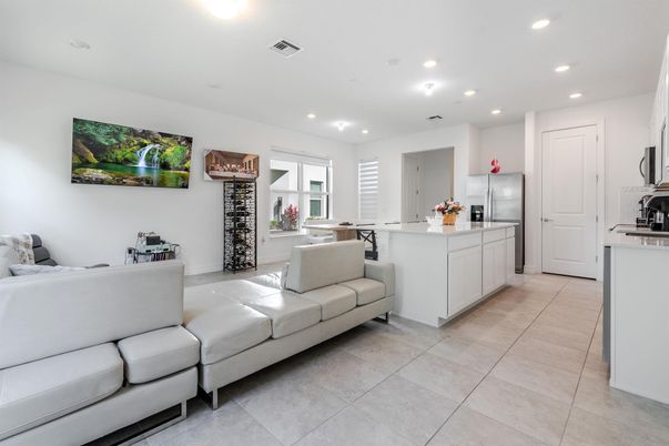 Interior, Kitchen, Living room, Recessed Lighting