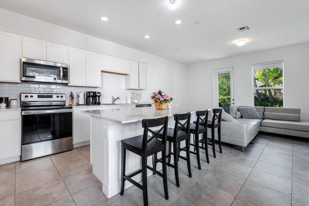 Interior, Kitchen, Recessed Lighting, Stainless Steel Appliances