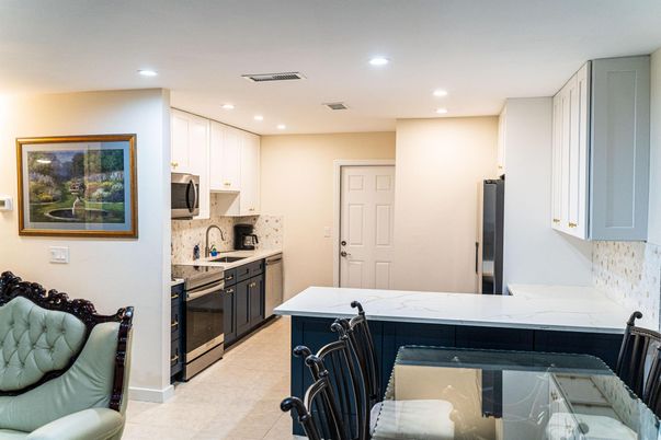 Interior, Kitchen, Recessed Lighting, Stainless Steel Appliances