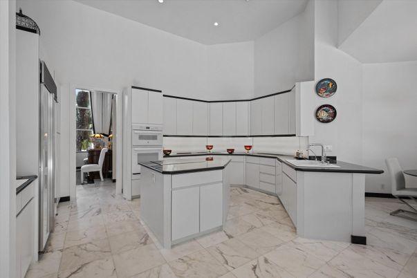 Interior, Kitchen, Marble, Recessed Lighting